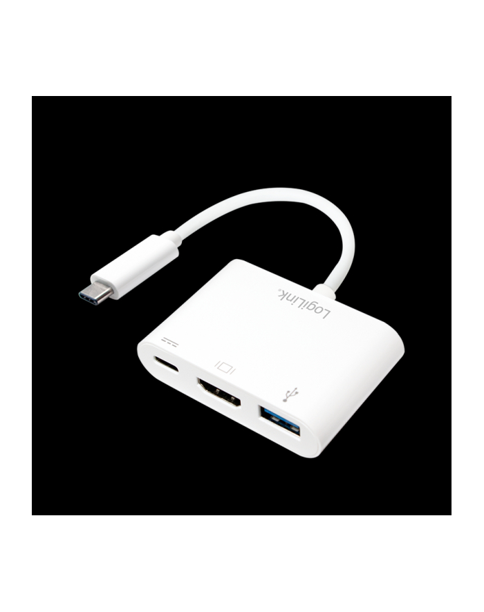 LOGILINK - Adapter wieloportowy USB-C do HDMI główny