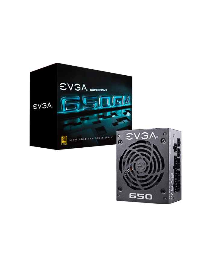 EVGA Zasilacz SuperNOVA 650 GM SFX, 650W, 80 PLUS Gold, modularny główny