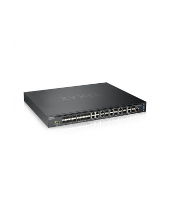 Zyxel XS3800-28 24-port GbE L2+ Switch 4xRJ45 10GbE, 8x RJ45/SFP+, 16xSFP+ 10GbE