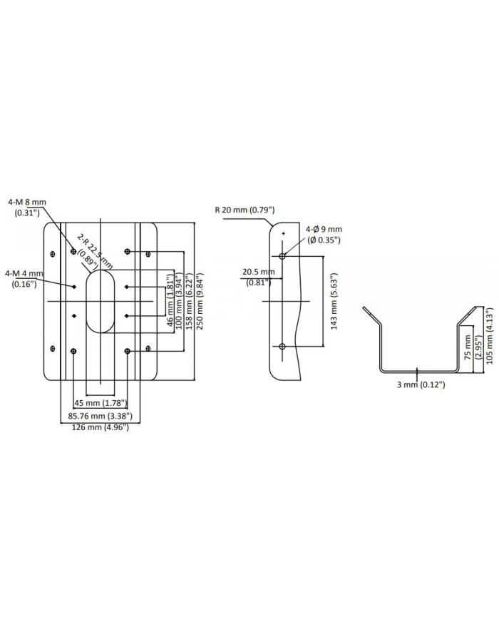 Hikvision DS-1476ZJ-SUS adapter główny