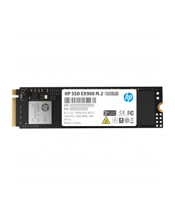 HP Dysk SSD EX900 1TB, M.2 PCIe Gen3 x4 NVMe, 2150/1815 MB/s, 3D NAND TLC