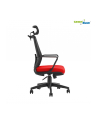 GreenBlue GB180 Fotel biurowy ergonomiczny regulowany zagłówek, podparcie pleców - nr 2