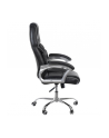 GreenBlue GB182 Fotel biurowy ergonomiczny Luxury obicie ekoskóra, stopa chromow - nr 2