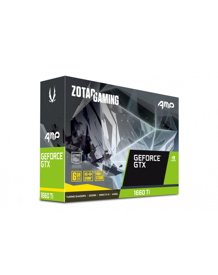 ZOTAC GeForce GTX 1660 Ti AMP Edition, 6GB GDDR6, 3xDP+HDMI główny