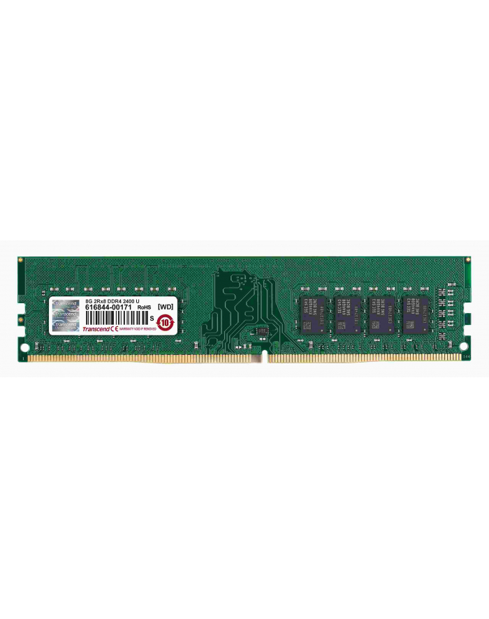 Transcend 8GB DDR4 2400Mhz U-DIMM 2Rx8 512Mx8 CL17 1.2V główny