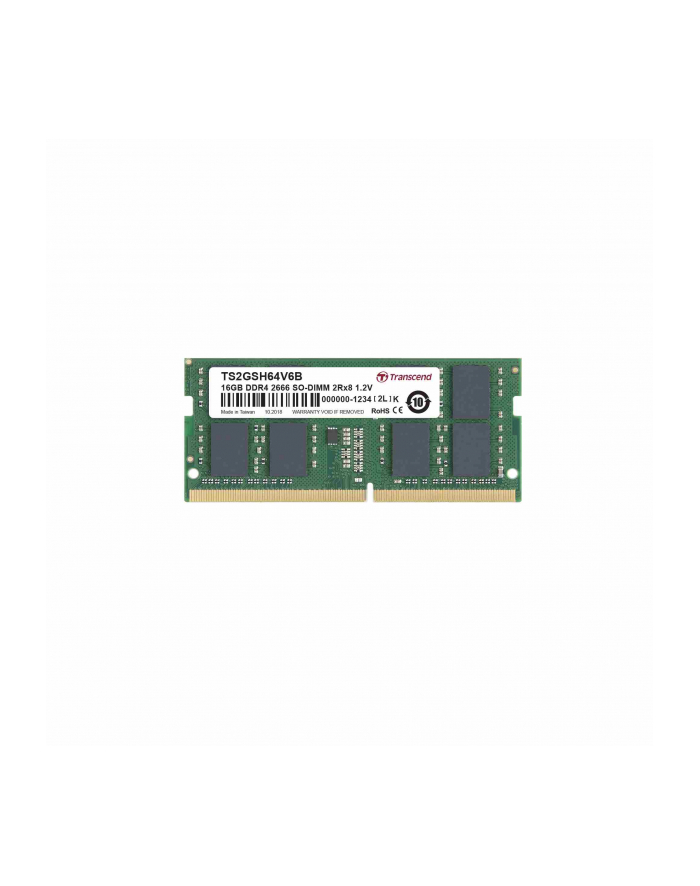 Transcend 8GB DDR4 2666Mhz SO-DIMM 1Rx8 1Gx8 CL19 1.2V główny