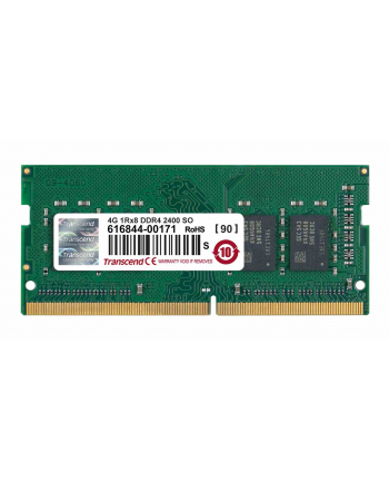 Transcend 4GB DDR4 2400Mhz SO-DIMM 1Rx8 512Mx8 CL17 1.2V