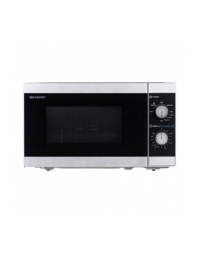 Kuchenka mikrofalowa SHARP YC-MG01E-S (800W; 20l; kolor srebrny) główny