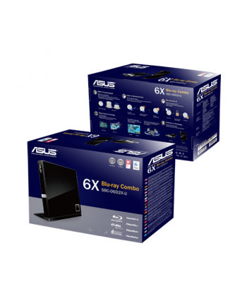 DVD-REC BLU-RAY odczyt/ ASUS SBC-06D2X-U USB SLIM BOX