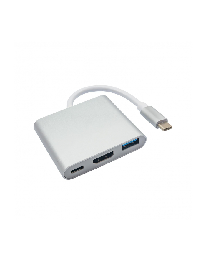 AKYGA HUB USB TYPE C/USB 3.0/USB C/HDMI AK-AD-57 główny
