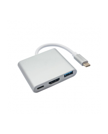 AKYGA HUB USB TYPE C/USB 3.0/USB C/HDMI AK-AD-57