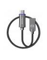 Kabel Mcdodo KNIGHT CA-2885 (USB - USB typu C ; 1 5m; kolor ciemnoszary  kolor czarny) - nr 6