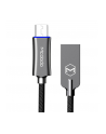 Kabel Mcdodo KNIGHT CA-2895 (USB - Micro USB ; 1 5m; kolor ciemnoszary  kolor czarny) - nr 4