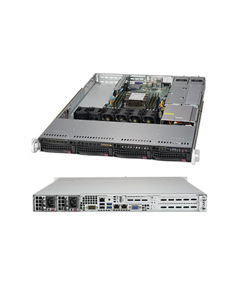 Obudowa serwerowa Rack Supermicro CSE-815TQC-R504WB2 (kolor czarny)