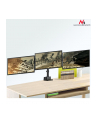 Uchwyt biurkowy do 3 monitorów Maclean MC-811 (biurkowy; 17  - 27 ; max 20kg) - nr 2