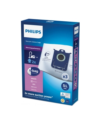 Worki do odkurzacza AEG Electrolux Philips (Materiał syntetyczny; Philips FC8027/01; 3 szt.)
