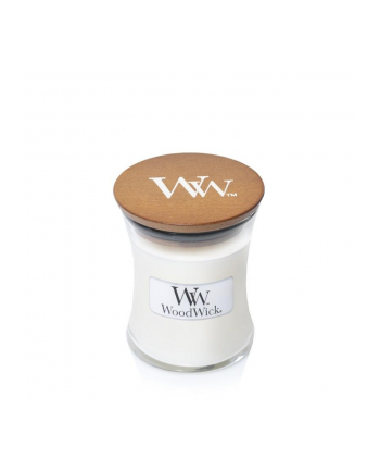 Świeca w szkle WoodWick mała Linen 98135E (80mm x 70mm)