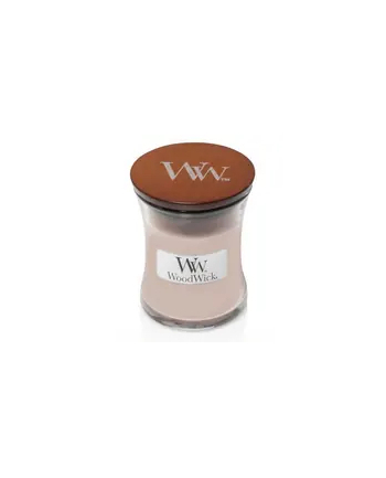 Świeca w szkle WoodWick mała Vanilla & Sea Salt 98191E (80mm x 70mm)