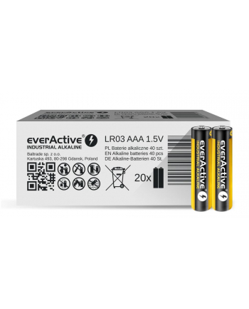 Baterie alkaliczne everActive EVLR03S2IK (40)