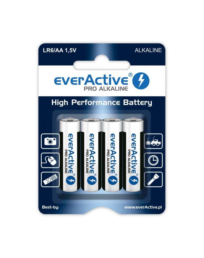 Baterie alkaliczne everActive LR64BLPA (x 4) główny