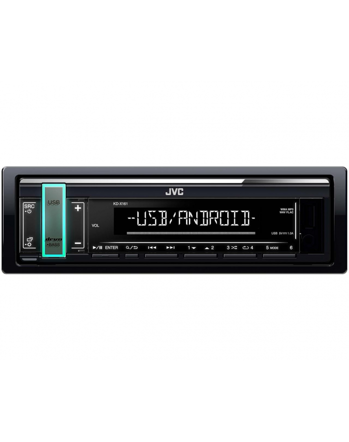 Radio samochodowe JVC KD-X161 (USB) główny