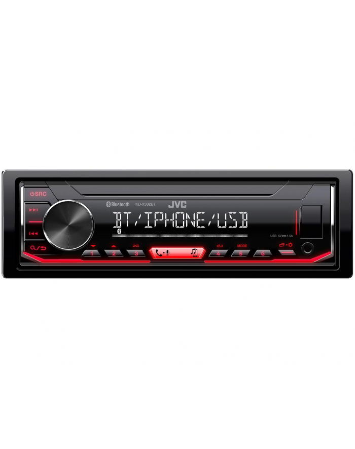 Radioodtwarzacz samochodowe JVC KD-X362BT (USB + AUX) główny