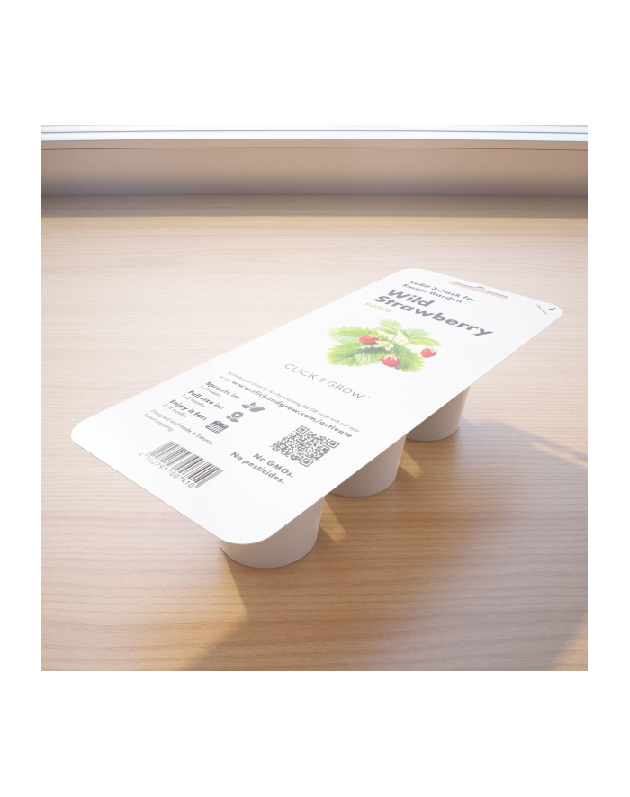 click and grow Click&Grow Kapsułki z nasionami Smart Soil Poziomka 3pak główny