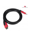 Kabel męski Maclean MCTV-707 (HDMI M - HDMI M; 3m; kolor czarno-czerwony  kolor czarny  kolor czerwony) - nr 4