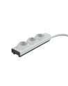 Przedłużacz allocacoc PowerStrip Modular 10013/PSMDFR (1m; kolor biały) - nr 1
