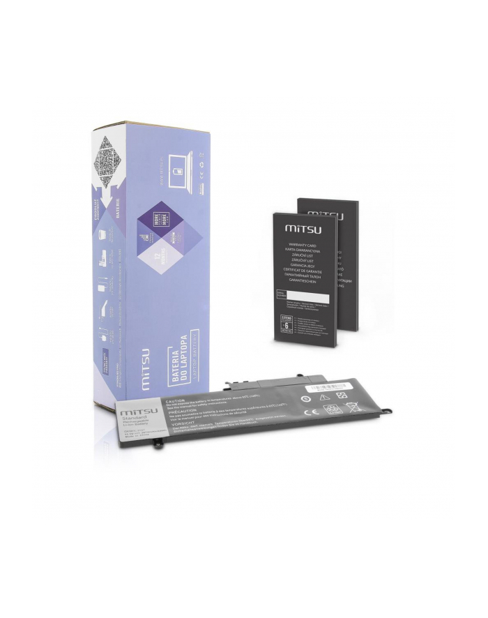 Baterie do laptopa MITSU BC/DE-7347 5BM274 (43 Wh; do laptopów Dell) główny