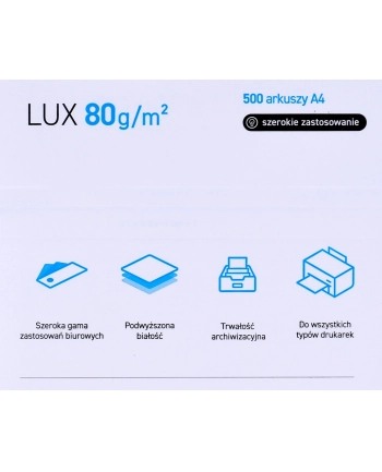 Papier Xero Igepa POLLUX (A4; 80g/m2; 500 szt; Matowy)