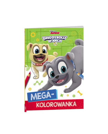 Książ. Bingo i Rolly w akcji. Megakolorowanka AMEET