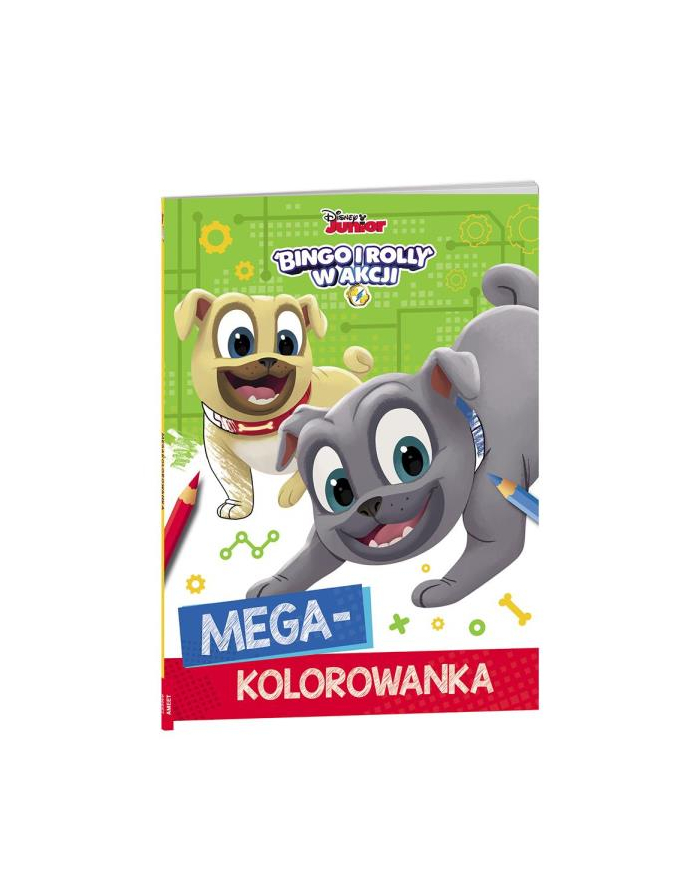 Książ. Bingo i Rolly w akcji. Megakolorowanka AMEET główny
