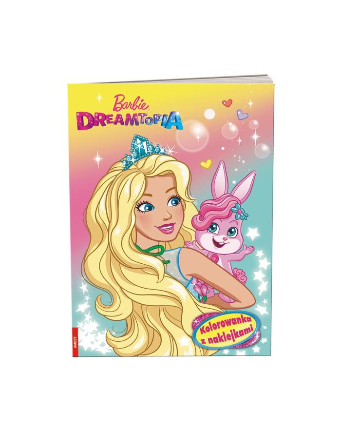 Książ. Barbie Dreamtopia. Kolorowanka z naklejkami AMEET główny