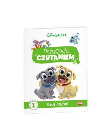 Książ. Disney uczy Bingo i Rolly w akcji. Przygoda z czytaniem. Będę czytać AMEET