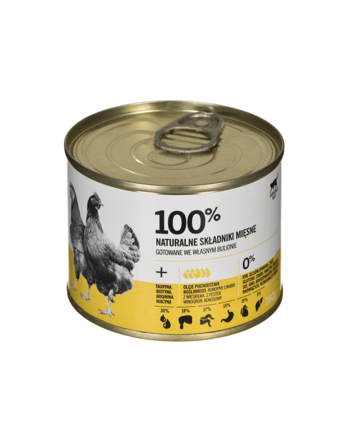 Puszka 3coty kurczak/serca Chicken Complete Cat Wet Food 180g główny