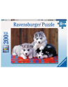 ravensburger Puzzle 200el XXL Szczenięta Husky 128235 - nr 1