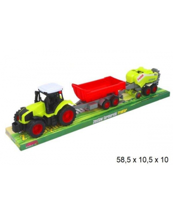 Traktor z maszynami rolniczymi GAZELO