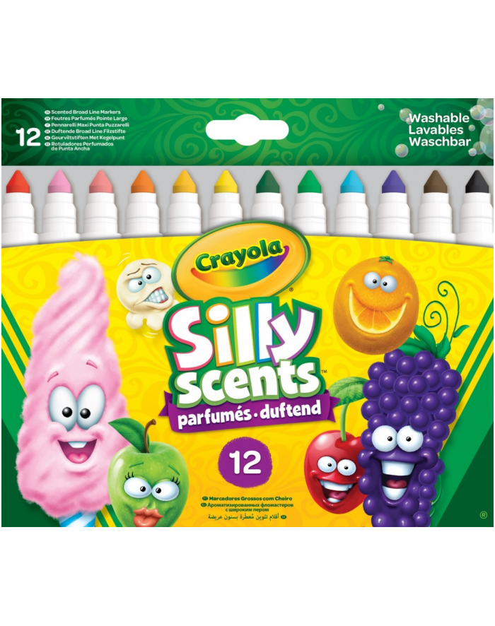 crayola Markery Silly Scented Słodkie zapachy 12 sztuk główny