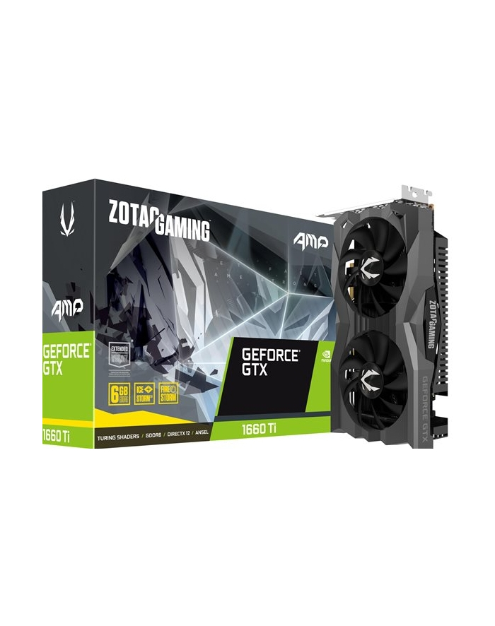 zotac Karta graficzna GeForce GAMING GTX 1660 Ti AMP 6GB GDDR6 192BIT HDMI/3DP główny