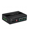 trendnet Przełącznik TI-PG62B 4-Port 1GB PoE Plus+2Port 1GB SFP Przemysłowy Niezarządzalny DIN Rail - nr 32