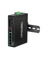 trendnet Przełącznik TI-PG62 4-Port 1GB PoE Plus+1Port 1GB SFP+1Port SFP Przemysłowy Niezarządzalny - nr 16