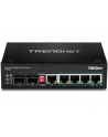 trendnet Przełącznik TI-PG62 4-Port 1GB PoE Plus+1Port 1GB SFP+1Port SFP Przemysłowy Niezarządzalny - nr 19