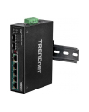 trendnet Przełącznik TI-PG62 4-Port 1GB PoE Plus+1Port 1GB SFP+1Port SFP Przemysłowy Niezarządzalny - nr 27