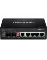 trendnet Przełącznik TI-PG62 4-Port 1GB PoE Plus+1Port 1GB SFP+1Port SFP Przemysłowy Niezarządzalny - nr 3