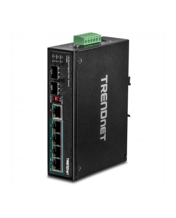 trendnet Przełącznik TI-PG62 4-Port 1GB PoE Plus+1Port 1GB SFP+1Port SFP Przemysłowy Niezarządzalny nr 1