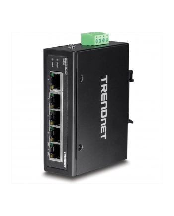 trendnet Przełącznik TI-G50 5-Port 1GB Przemysłowy Niezarządzalny DIN Rail