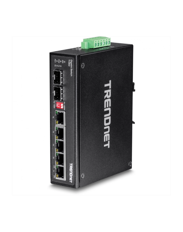 trendnet Przełącznik TI-G62 5-Port 1GB+1Port 1GB SFP Przemysłowy Niezarządzalny DIN Rail główny