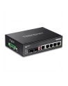 trendnet Przełącznik TI-G62 5-Port 1GB+1Port 1GB SFP Przemysłowy Niezarządzalny DIN Rail - nr 35
