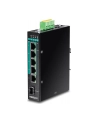 trendnet Przełącznik TI-PG541I 4-Port 1GB PoE Plus+1Port 1GB+1Port 1GB SFP Przemysłowy Zarządzalny - nr 23